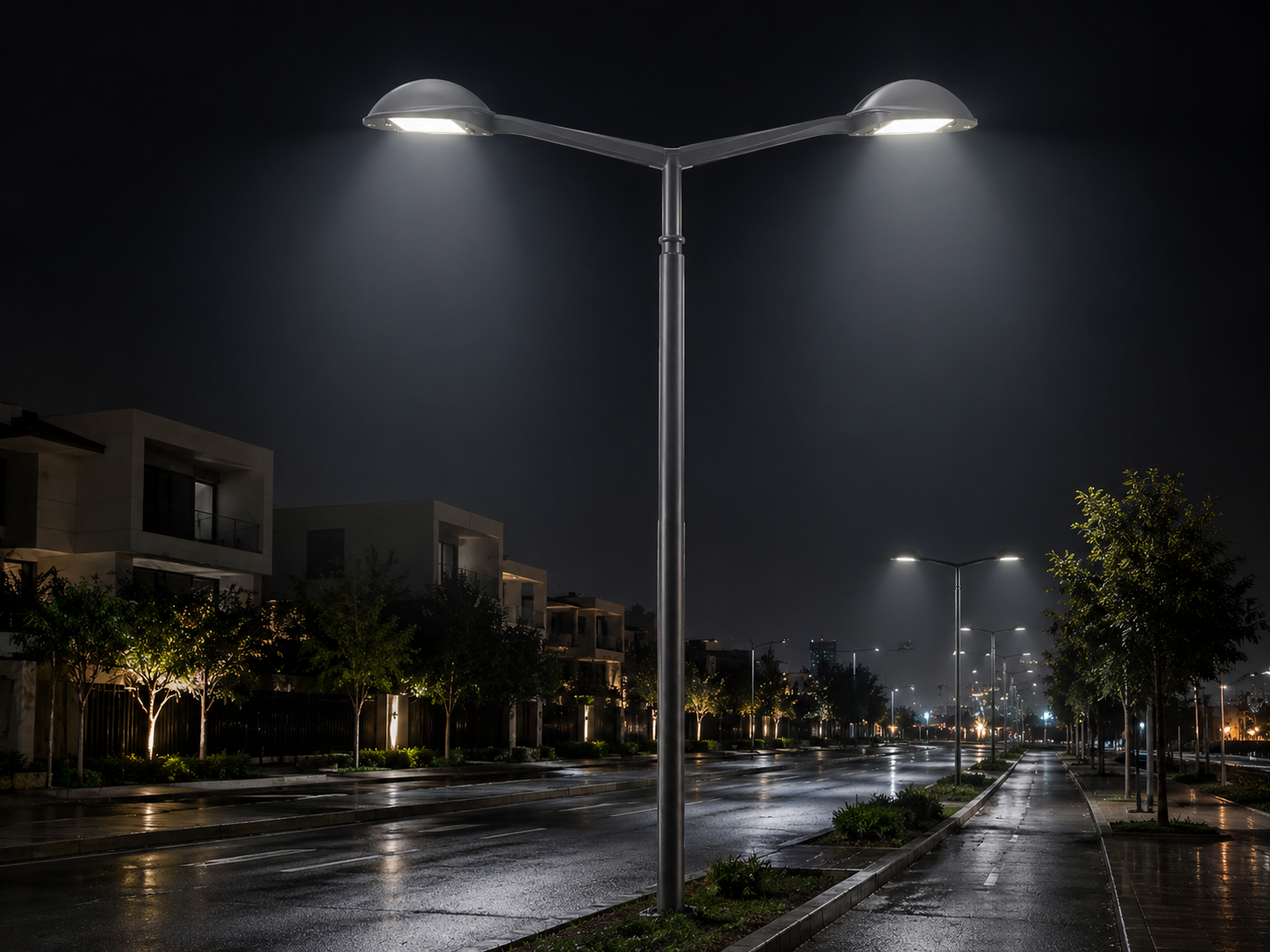 Street light poles
