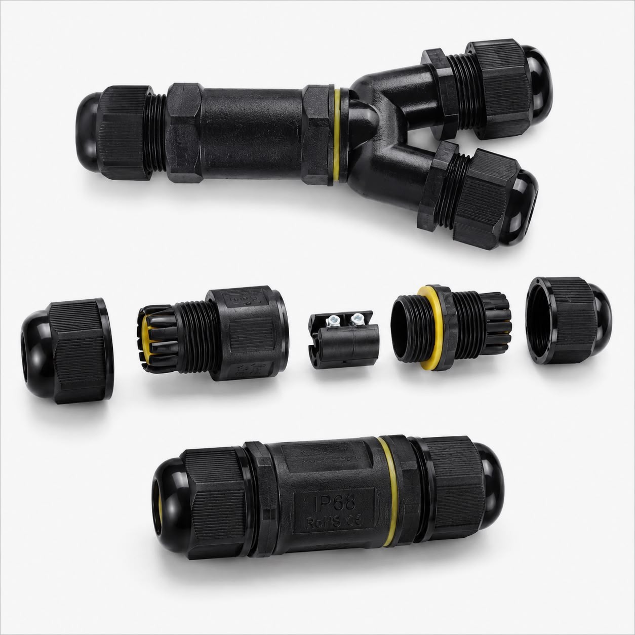 WATERPROOF ELECTRICAL WIRE CONNECTION IP68